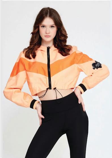 VINTAGE ORANGE SPORTY VEST