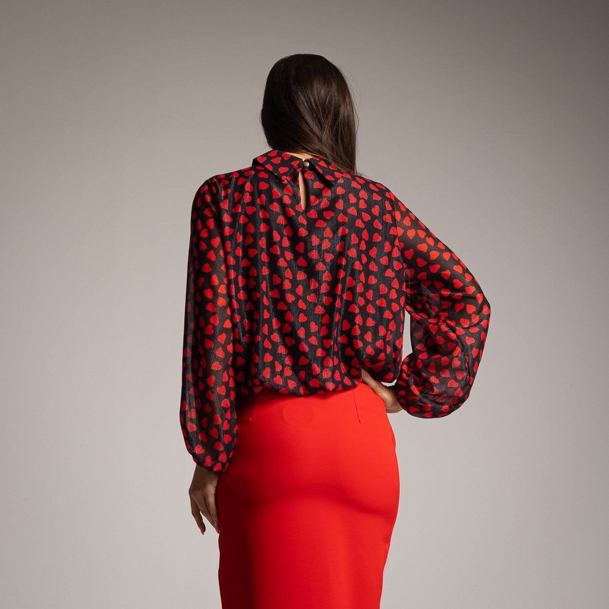 HEART PATTERN SHIRT
