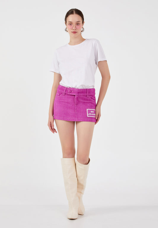 FUSCHIA MINI SKIRT
