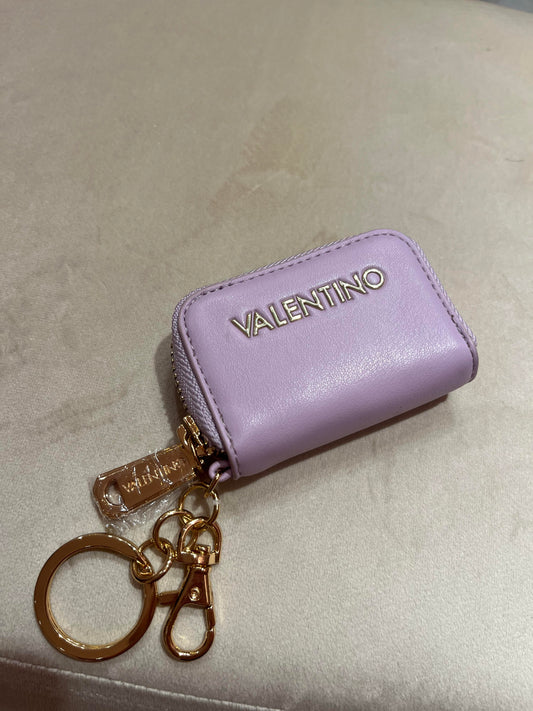 MINI VALENTINO LILA WALLET AND KEY HOLDER