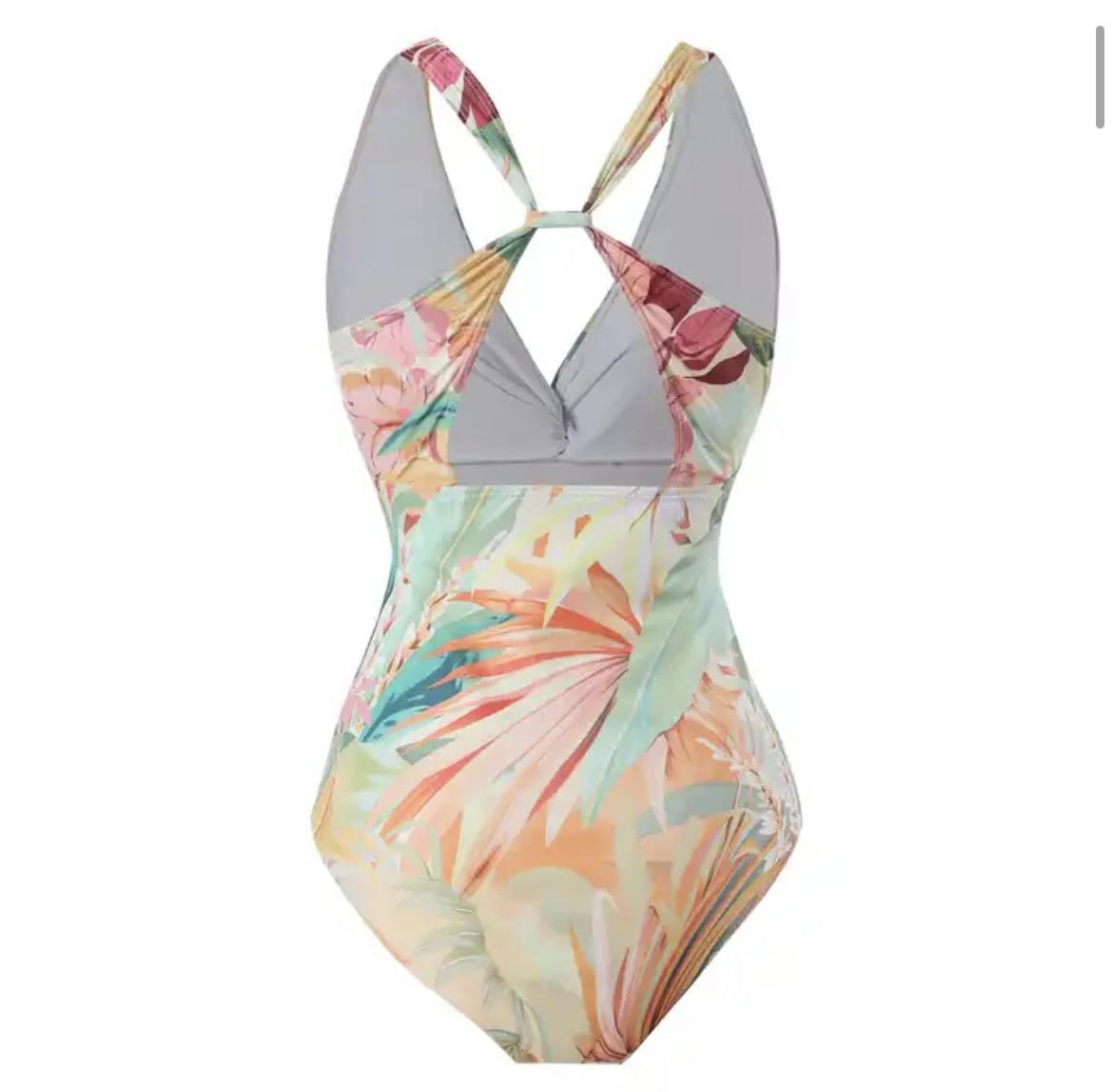 SILVIA TROPICAL FLOWERS PRINT SWIMSUIT