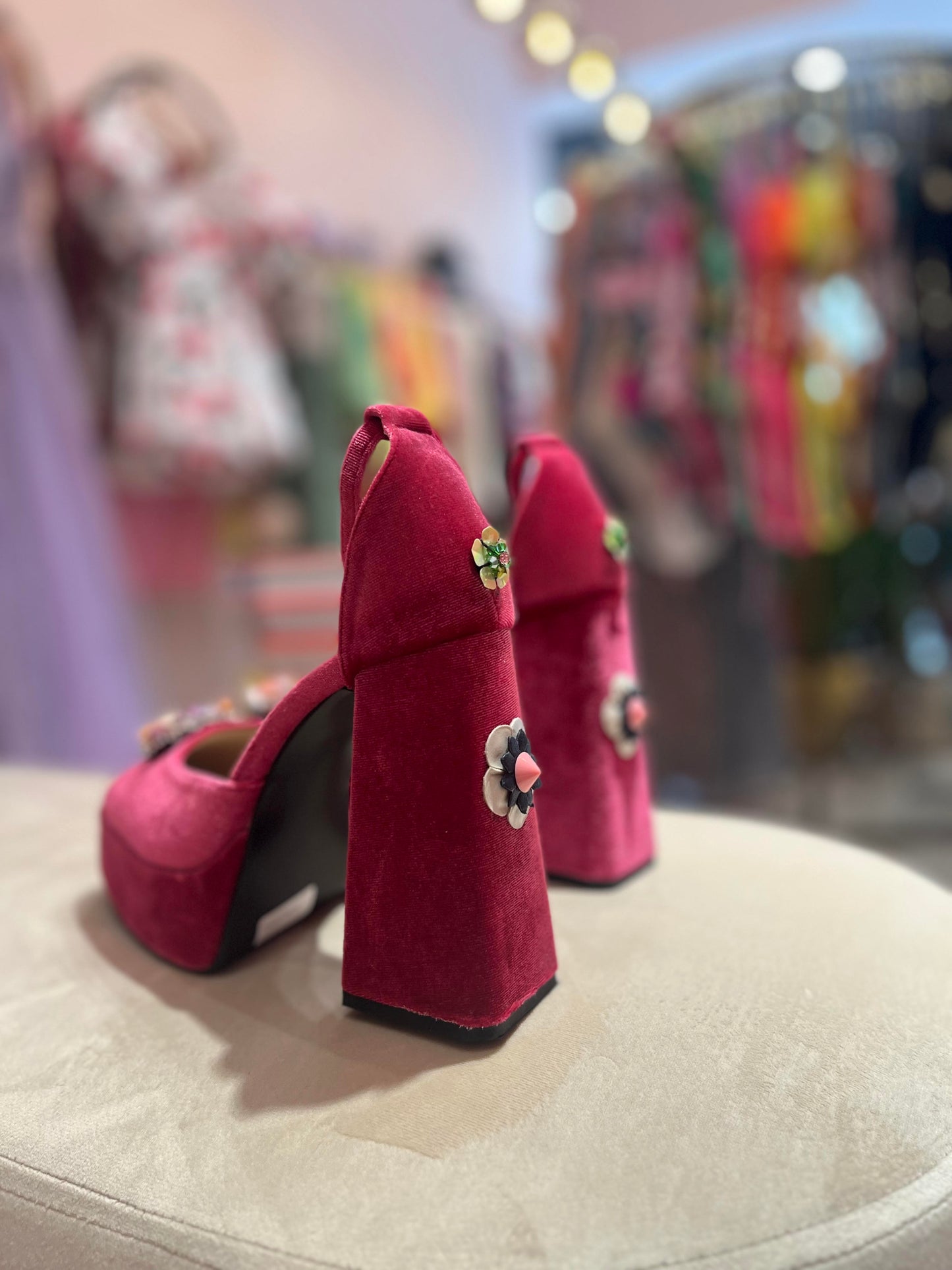 FRAMBOISE PLATEFORM HEELS