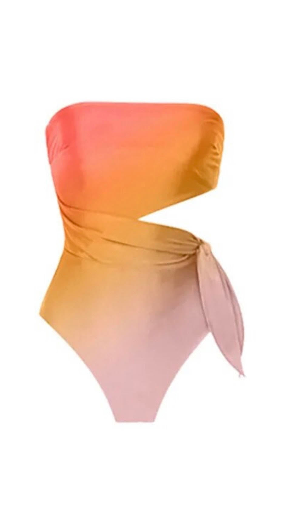 SUNSET ASYMMETRIC SWIMSUIT