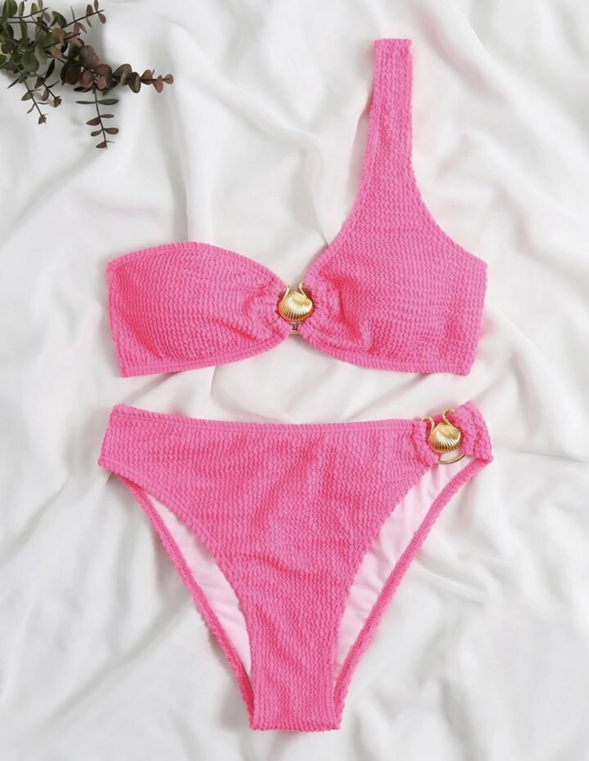 ASYMETRIC JULIA RUSHED BIKINI
