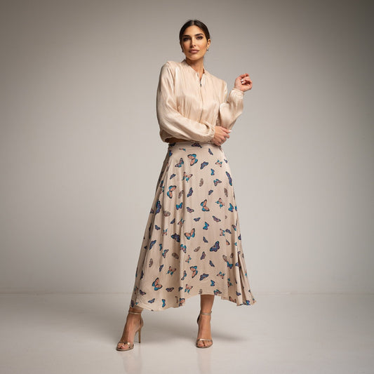 MINI BOMBER IRIDESCENT BEIGE