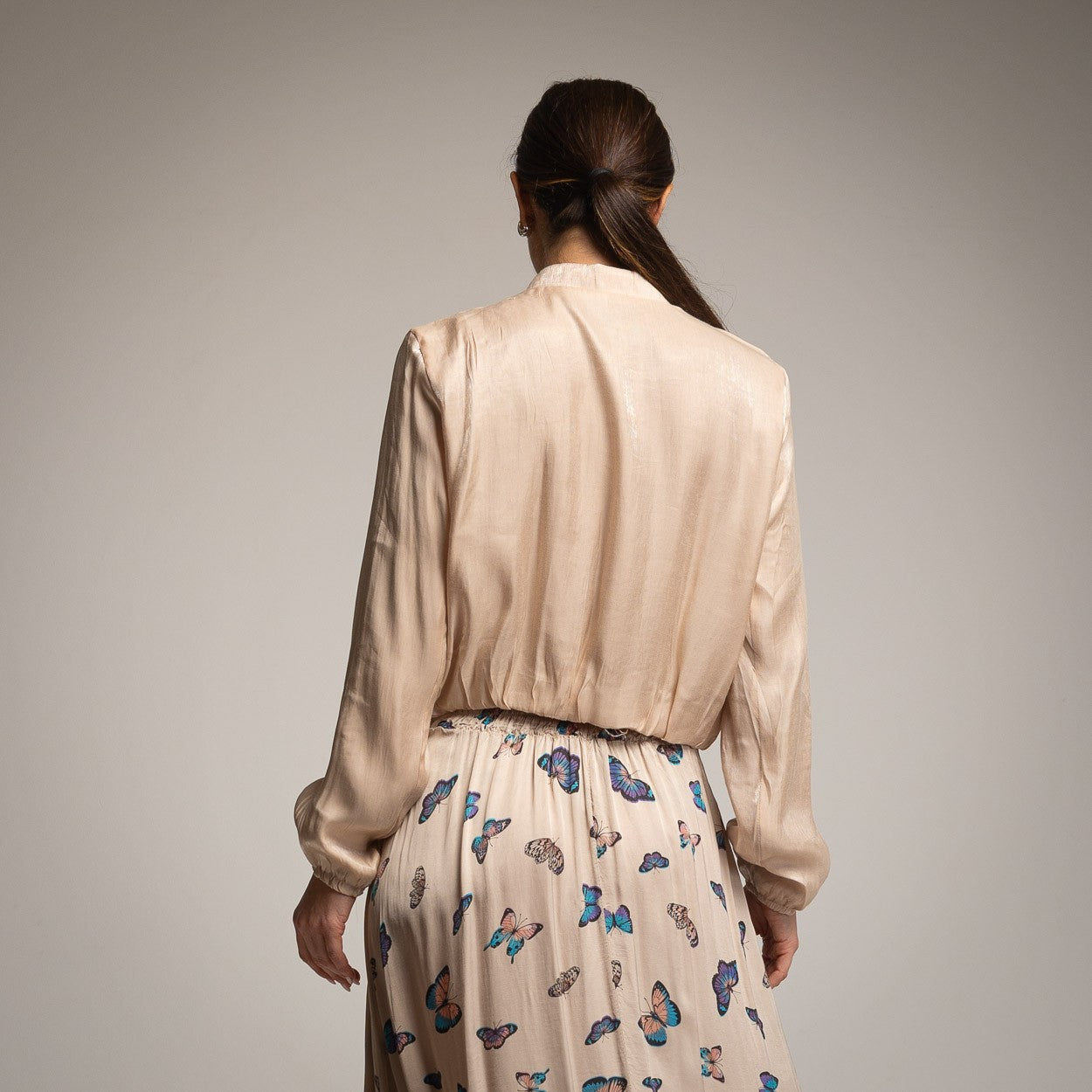 MINI BOMBER IRIDESCENT BEIGE