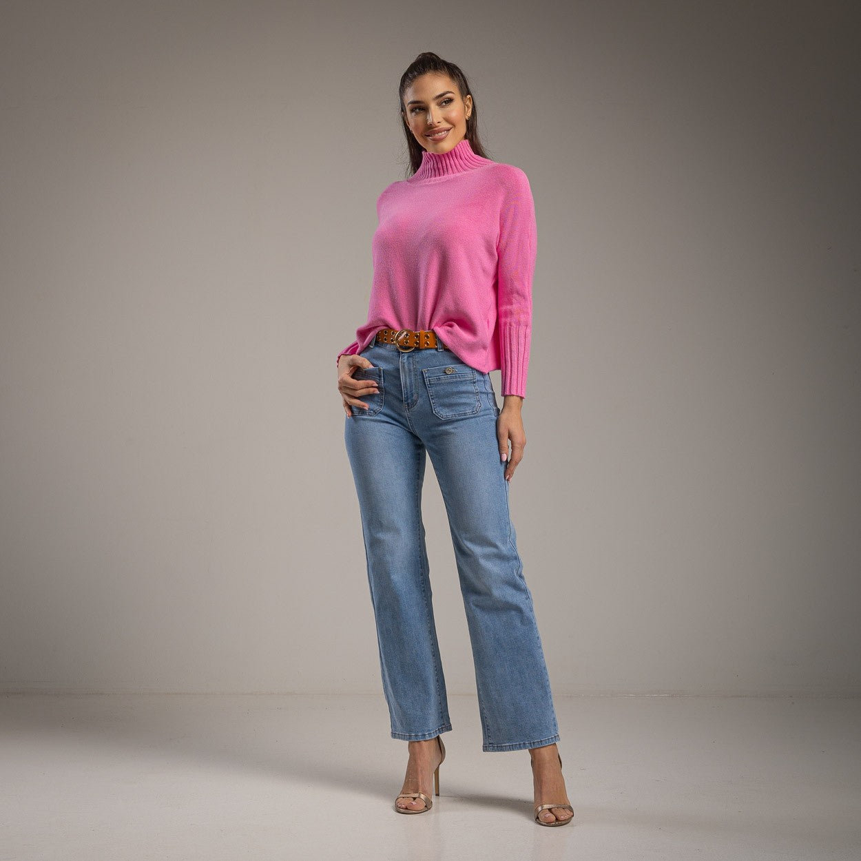PINK TRICOT SWEATER