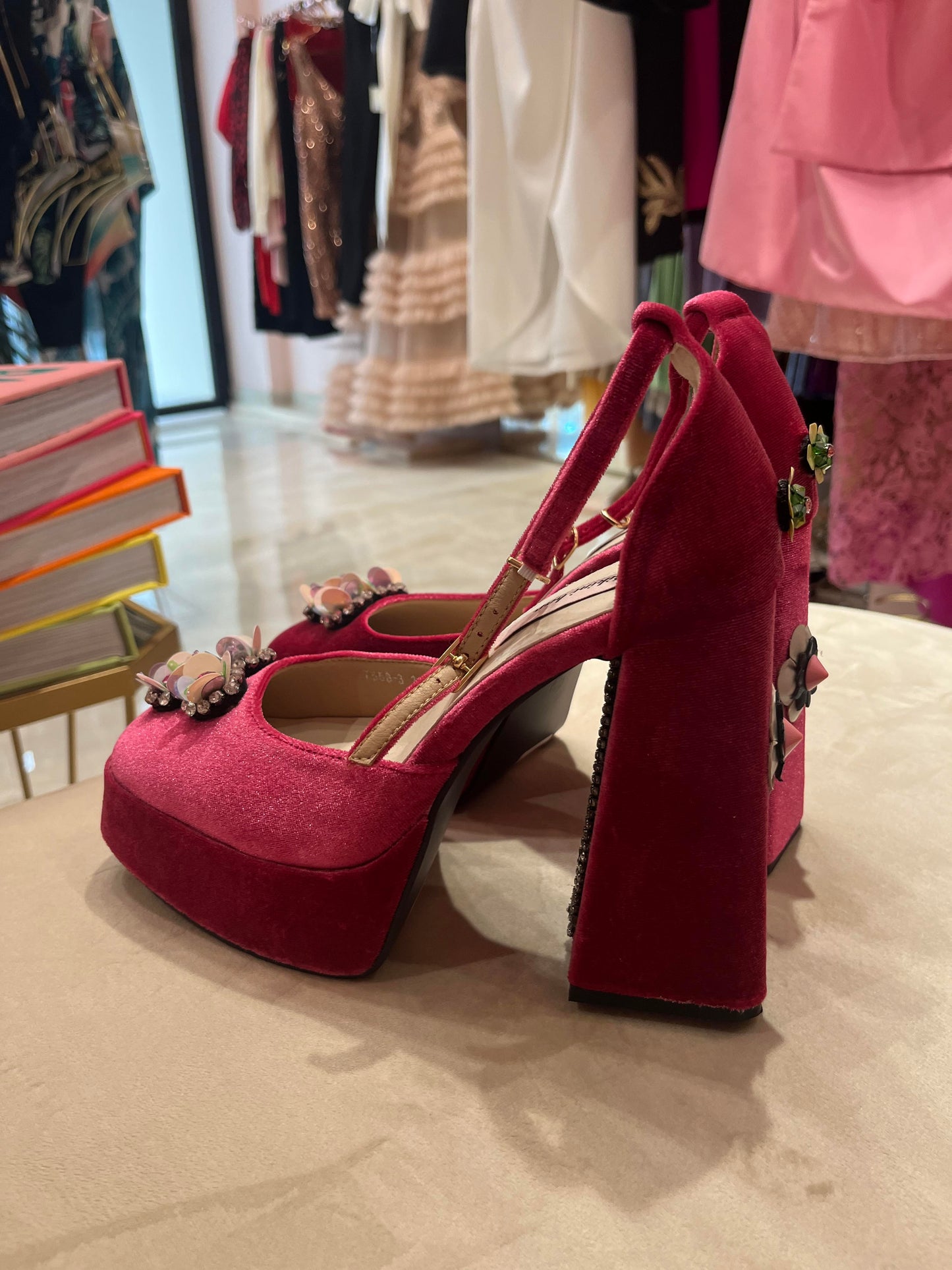 FRAMBOISE PLATEFORM HEELS
