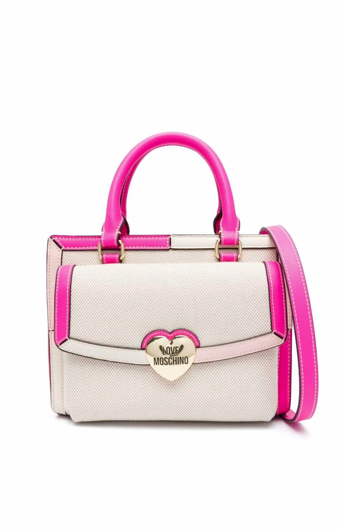 LOVE MOSCHINO COLORBLOCK TOTE BAG