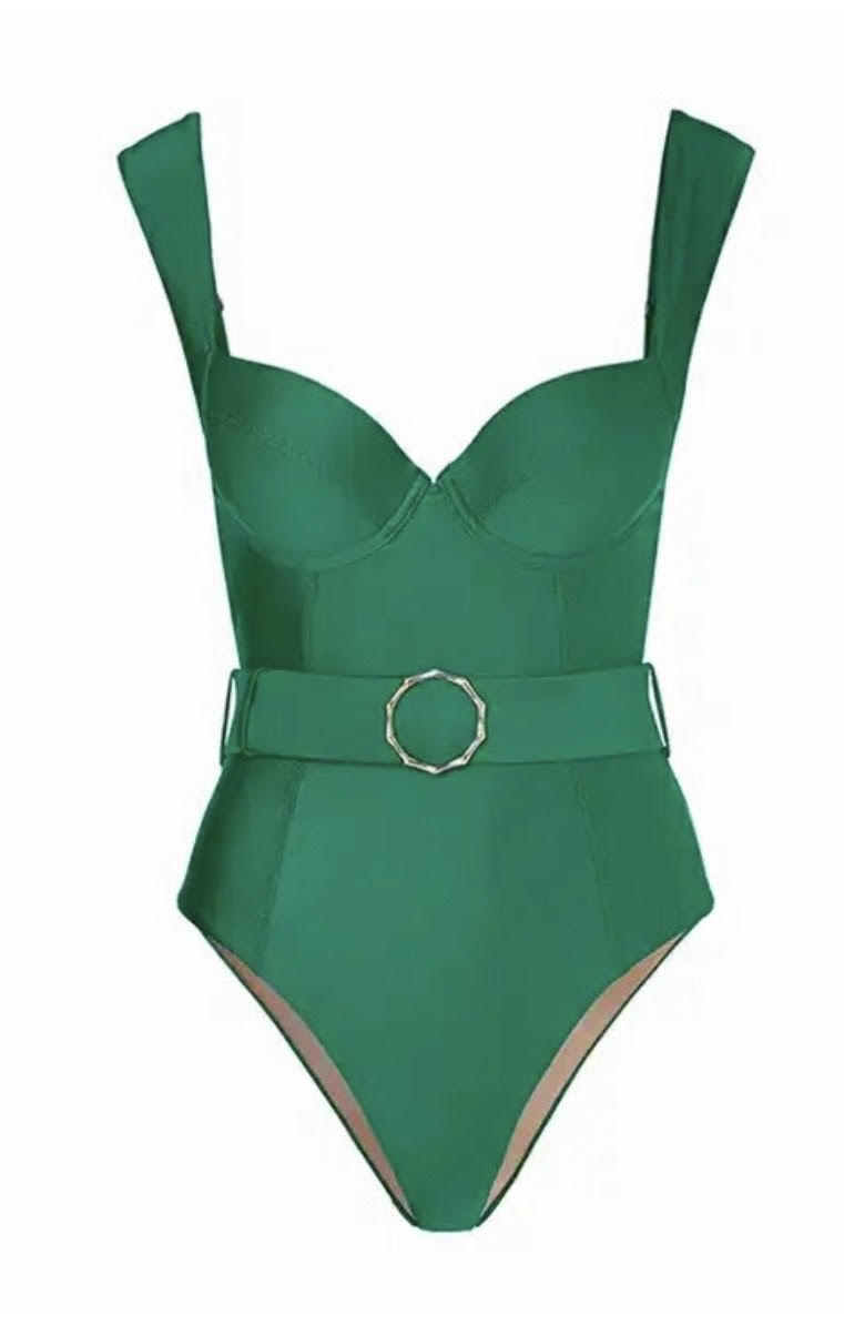 EMERALD GREEN EVY SWIMSUIT