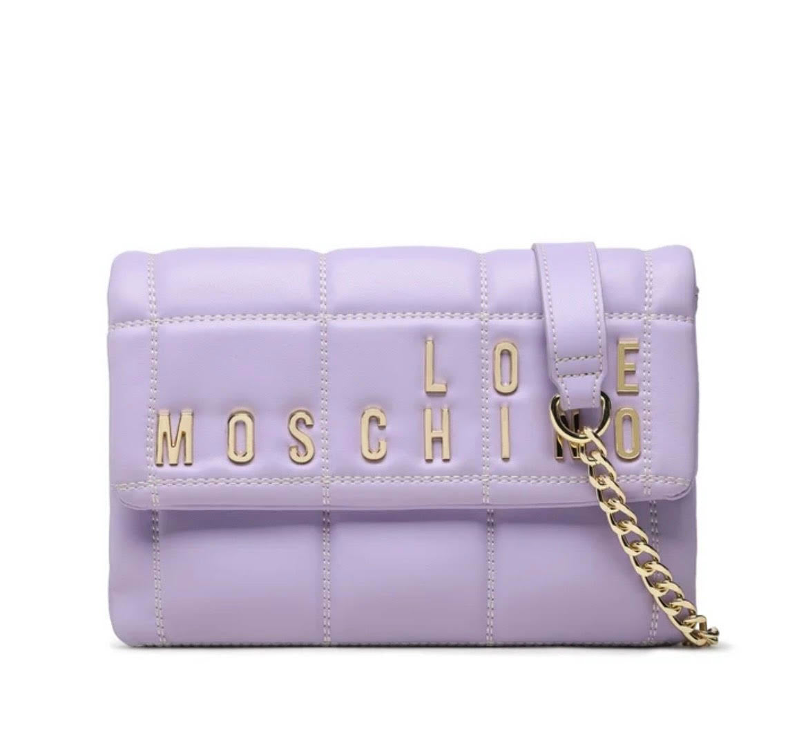 LILA LOVE MOSCHINO QUILTED BAG