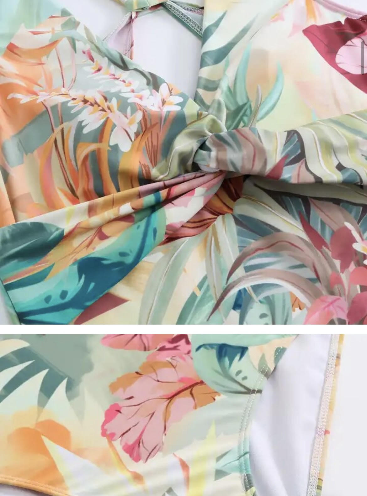 SILVIA TROPICAL FLOWERS PRINT SWIMSUIT