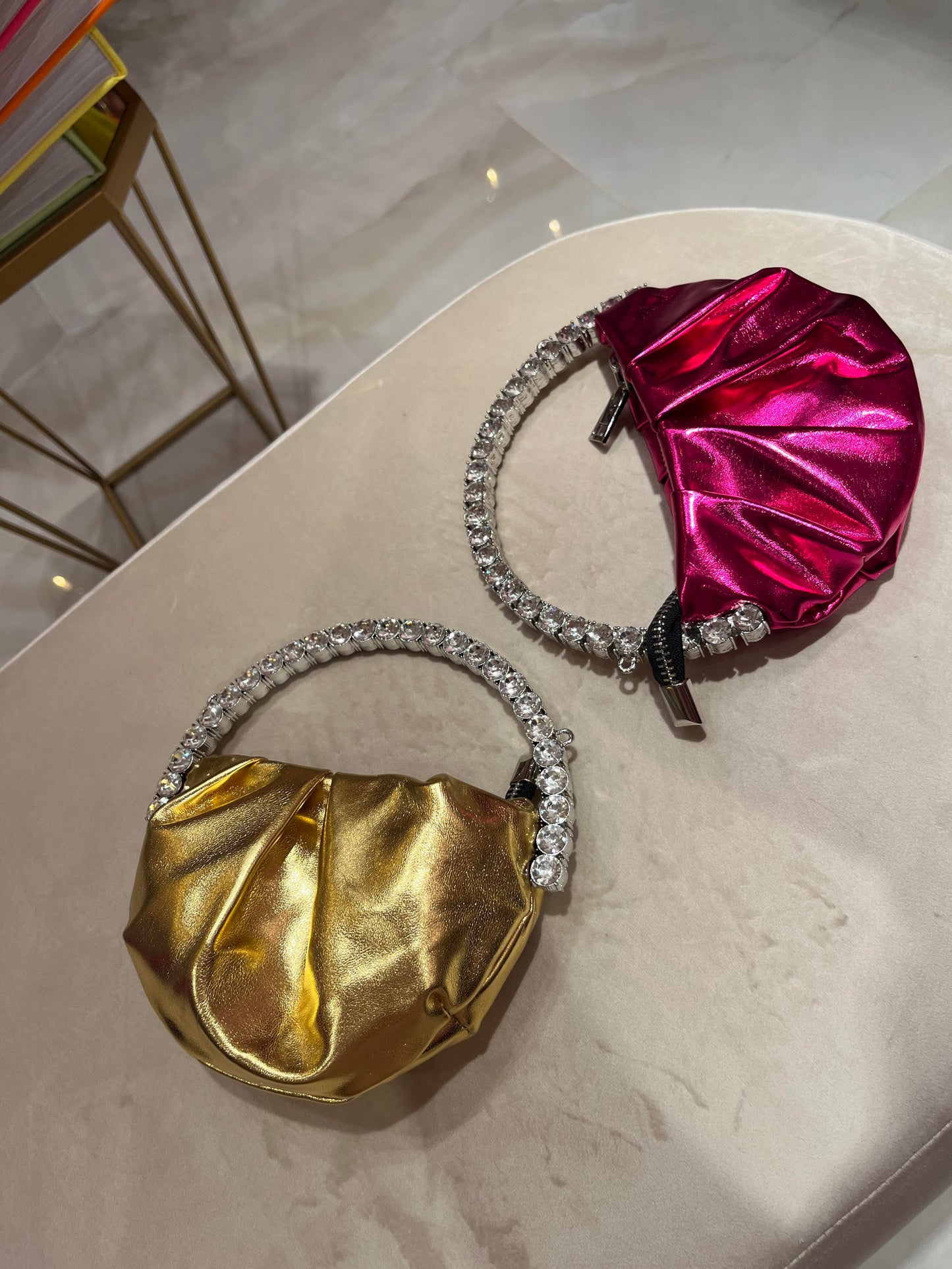 MINI GOLD METALLIC LEATHER PURSE